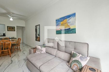Sala de apartamento para alugar com 2 quartos, 75m² em Jardim Vitoria, Guarujá