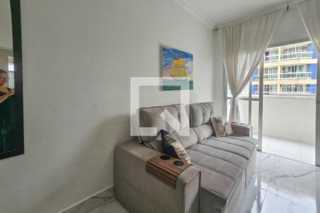 Sala de apartamento para alugar com 2 quartos, 75m² em Jardim Vitoria, Guarujá