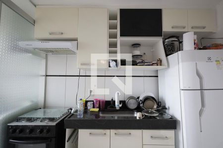Cozinha de apartamento para alugar com 2 quartos, 55m² em Parque Sao Vicente, Santo André