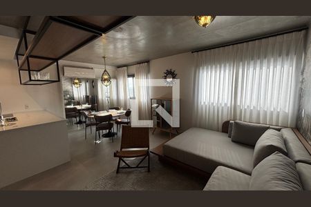 Sala - Quarto de apartamento para alugar com 1 quarto, 36m² em Jardim Jamaica, Santo André