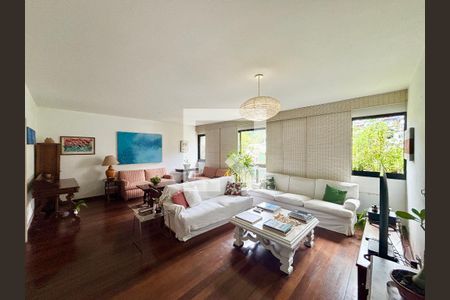 Sala de apartamento para alugar com 4 quartos, 187m² em Gávea, Rio de Janeiro