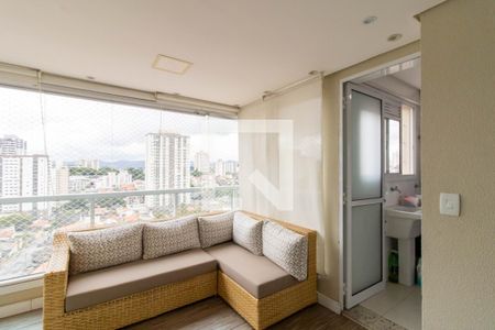 Varanda Gourmet de apartamento à venda com 3 quartos, 110m² em Vila Galvão, Guarulhos