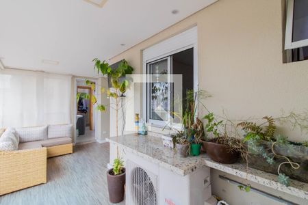 Varanda Gourmet de apartamento à venda com 3 quartos, 110m² em Vila Galvão, Guarulhos