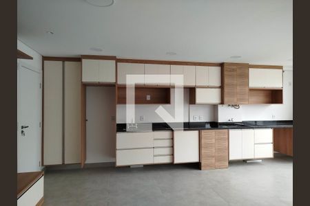 Sala e cozinha de apartamento para alugar com 2 quartos, 63m² em Vila Azevedo, São Paulo