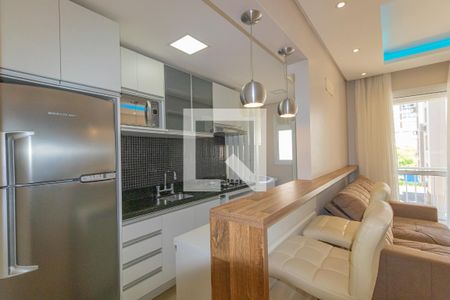 Sala/Cozinha de apartamento para alugar com 2 quartos, 58m² em Centro, Canoas
