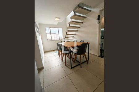 Sala de jantar de apartamento à venda com 2 quartos, 91m² em Parque Sao Vicente, Santo André