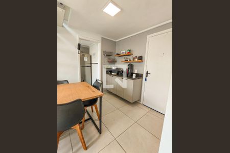 Sala de jantar de apartamento à venda com 2 quartos, 91m² em Parque Sao Vicente, Santo André