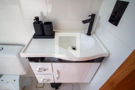 Banheiro de kitnet/studio para alugar com 1 quarto, 62m² em Jardim Abatia, Sorocaba