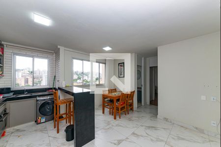 Sala de apartamento à venda com 2 quartos, 55m² em Salgado Filho, Belo Horizonte