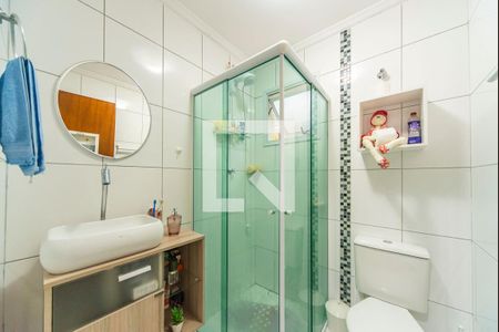 Banheiro de apartamento à venda com 2 quartos, 50m² em Parque Capuava, Santo André