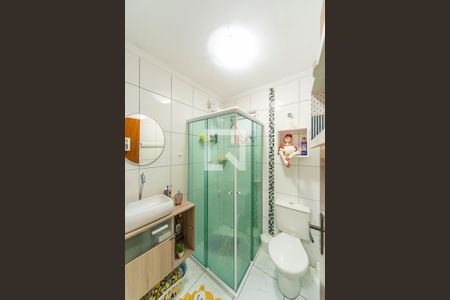 Banheiro de apartamento à venda com 2 quartos, 50m² em Parque Capuava, Santo André