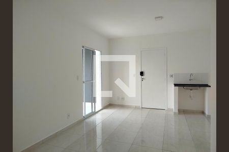 Sala, quarto e cozinha integrada de kitnet/studio para alugar com 1 quarto, 45m² em Tatuapé, São Paulo