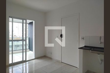 Sala, quarto e cozinha integrada de kitnet/studio para alugar com 1 quarto, 45m² em Tatuapé, São Paulo