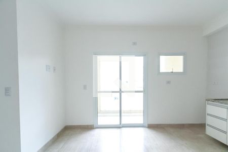 Sala e Cozinha de apartamento à venda com 2 quartos, 51m² em Jardim Copacabana, São Bernardo do Campo