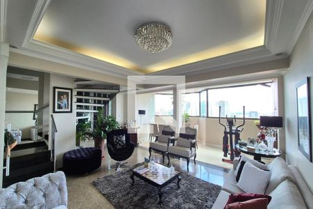 Sala de apartamento à venda com 4 quartos, 290m² em Fazenda Santa Cândida, Campinas