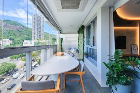 Varanda de apartamento à venda com 3 quartos, 106m² em Botafogo, Rio de Janeiro