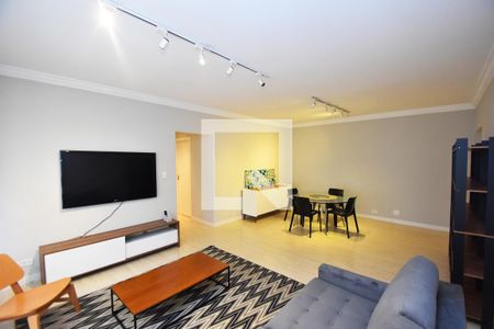 Sala de estar de apartamento para alugar com 3 quartos, 150m² em Cerqueira César, São Paulo