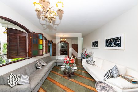 Sala 1 de casa à venda com 5 quartos, 550m² em Lourdes, Belo Horizonte