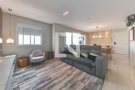 Sala de apartamento à venda com 3 quartos, 129m² em Paraíso do Morumbi, São Paulo