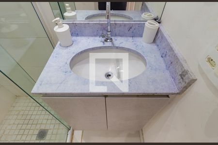 Detalhe - Banheiro de kitnet/studio à venda com 1 quarto, 19m² em Brás, São Paulo