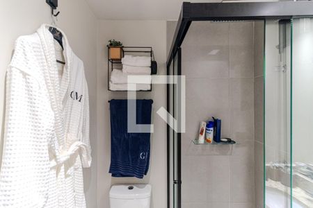 Banheiro de kitnet/studio à venda com 1 quarto, 24m² em Santa Cecilia, São Paulo