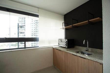 Varanda Sala de apartamento para alugar com 1 quarto, 55m² em Jardim Emilia, Sorocaba