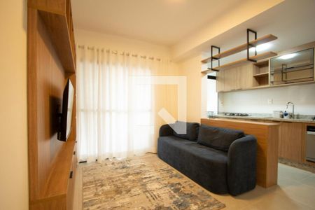 Sala de apartamento para alugar com 1 quarto, 55m² em Jardim Emilia, Sorocaba