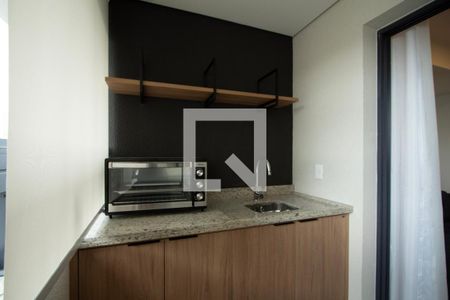 Varanda Sala de apartamento para alugar com 1 quarto, 55m² em Jardim Emilia, Sorocaba