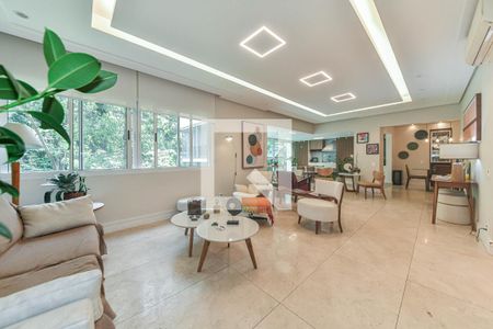 Sala de apartamento à venda com 3 quartos, 207m² em Jardim Morumbi, São Paulo