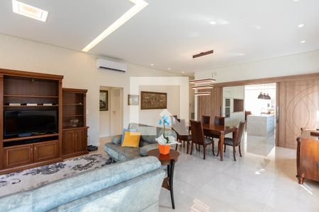 Sala de casa de condomínio à venda com 3 quartos, 430m² em Loteamento Caminhos de San Conrado (sousas), Campinas