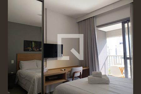 Sala/Quarto de kitnet/studio para alugar com 1 quarto, 25m² em Moema, São Paulo