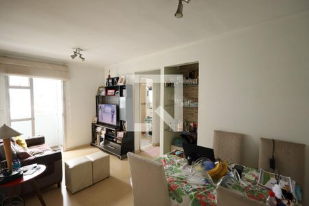 Sala de estar- Sala de jantar de apartamento à venda com 2 quartos, 50m² em Jardim Taquaral, São Paulo