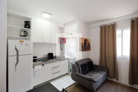 Sala / Cozinha de apartamento para alugar com 1 quarto, 31m² em Vila Mazzei, São Paulo