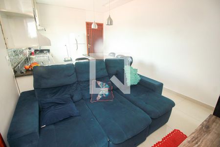 Sala de apartamento para alugar com 2 quartos, 76m² em Jardim Santo Alberto, Santo André