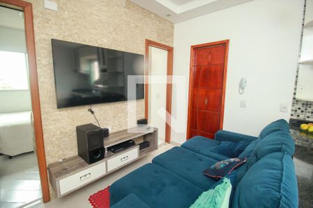 Sala de apartamento para alugar com 2 quartos, 76m² em Jardim Santo Alberto, Santo André
