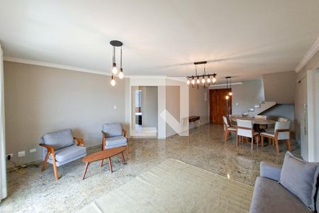 Sala de apartamento para alugar com 5 quartos, 400m² em Aviação, Praia Grande