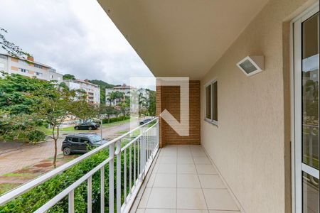 Varanda de apartamento à venda com 3 quartos, 90m² em Ipê, Nova Lima