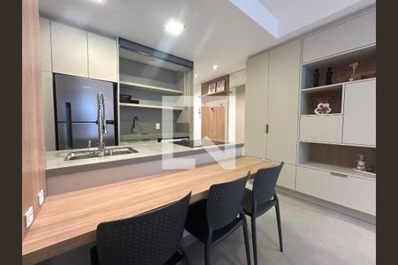 Cozinha de apartamento para alugar com 1 quarto, 66m² em Trindade, Florianópolis