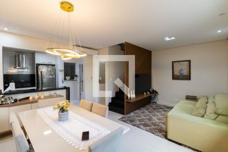 Sala e Cozinha de casa de condomínio à venda com 3 quartos, 154m² em Vila Ré, São Paulo