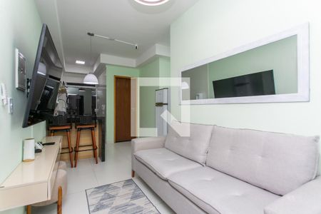 Sala de apartamento à venda com 2 quartos, 46m² em Jardim Itapemirim, São Paulo