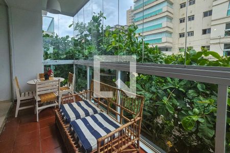 varanda de apartamento para alugar com 3 quartos, 126m² em Jardim Vitoria, Guarujá