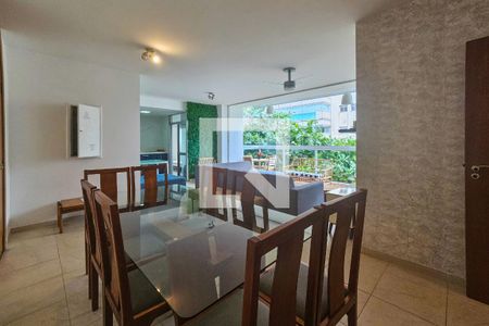 Sala de apartamento para alugar com 3 quartos, 126m² em Jardim Vitoria, Guarujá