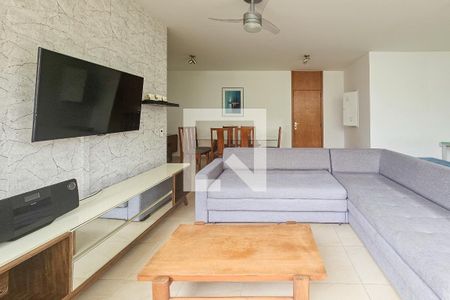Sala de apartamento para alugar com 3 quartos, 126m² em Jardim Vitoria, Guarujá