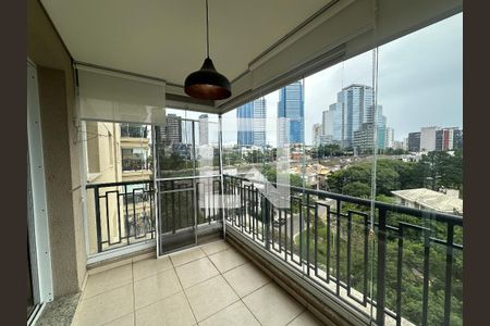 Varanda da Sala de apartamento para alugar com 2 quartos, 74m² em Alphaville Conde Ii, Barueri