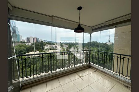 Varanda da Sala de apartamento para alugar com 2 quartos, 74m² em Alphaville Conde Ii, Barueri