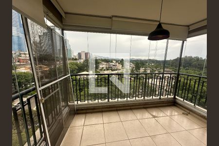 Varanda da Sala de apartamento para alugar com 2 quartos, 74m² em Alphaville Conde Ii, Barueri