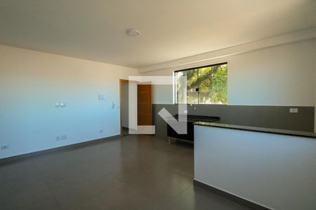 Sala e Cozinha de kitnet/studio para alugar com 1 quarto, 48m² em Vila Nogueira, Diadema