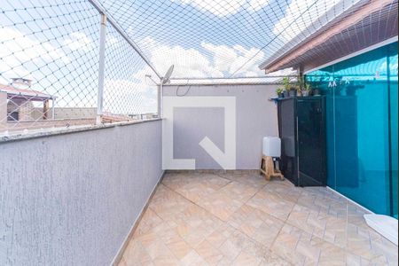 Varanda da Sala de apartamento à venda com 3 quartos, 106m² em Vila Guarani, Santo André