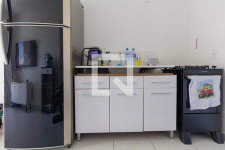 Sala, Cozinha e área de serviço de apartamento para alugar com 1 quarto, 32m² em Guaiauna, São Paulo