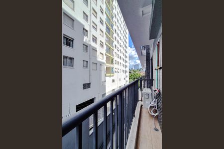 Varanda da Sala de kitnet/studio para alugar com 1 quarto, 27m² em Perdizes, São Paulo